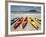 Kayaks on Beach, Hahei, Coromandel Peninsula, North Island, New Zealand-David Wall-Framed Photographic Print