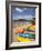 Kayaks on Beach, Paihia, Bay of Islands, Northland, North Island, New Zealand-David Wall-Framed Photographic Print