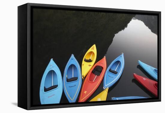 Kayaks-Paul Souders-Framed Premier Image Canvas