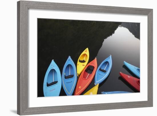 Kayaks-Paul Souders-Framed Photographic Print