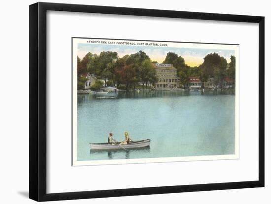 Kayrock Inn, Lake Pocotopaug, Connecticut-null-Framed Art Print