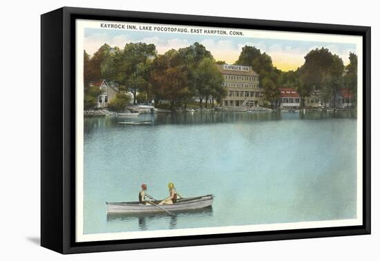 Kayrock Inn, Lake Pocotopaug, Connecticut-null-Framed Stretched Canvas