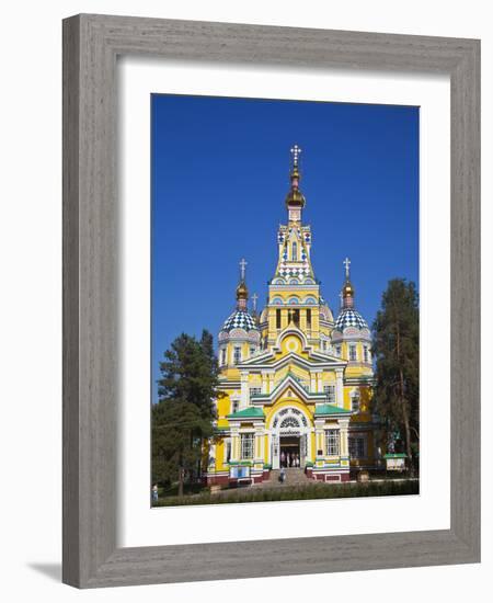 Kazakhstan, Almaty, Panfilov Park, Zenkov Cathedral Previously known as Ascension Cathderal, Built -Jane Sweeney-Framed Photographic Print