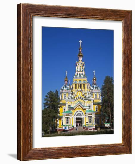 Kazakhstan, Almaty, Panfilov Park, Zenkov Cathedral Previously known as Ascension Cathderal, Built -Jane Sweeney-Framed Photographic Print