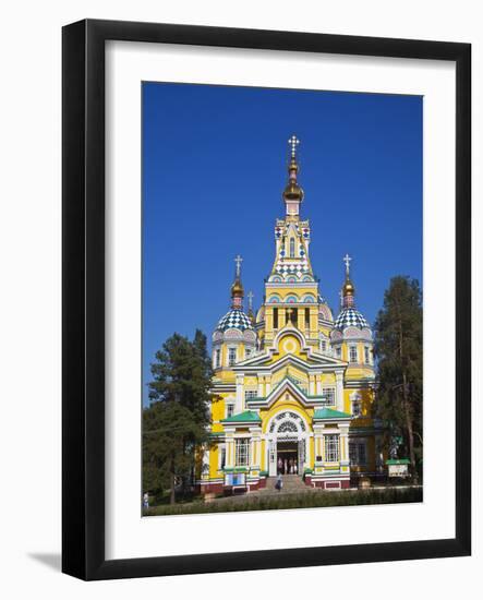 Kazakhstan, Almaty, Panfilov Park, Zenkov Cathedral Previously known as Ascension Cathderal, Built -Jane Sweeney-Framed Photographic Print