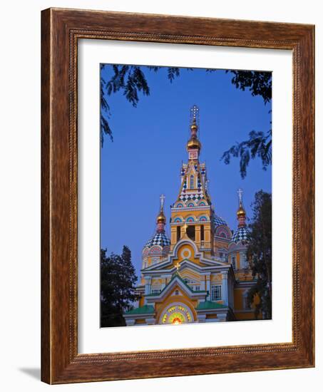 Kazakhstan, Almaty, Panfilov Park, Zenkov Cathedral Previously known as Ascension Cathderal, Built -Jane Sweeney-Framed Photographic Print