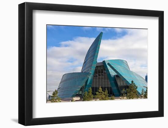 Kazakhstan Central Concert Hall. Astana, Kazakhstan.-Keren Su-Framed Photographic Print