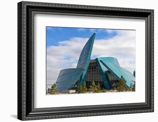 Kazakhstan Central Concert Hall. Astana, Kazakhstan.-Keren Su-Framed Photographic Print