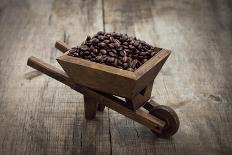 Coffee Beans In A Wheelbarrow-kbuntu-Art Print