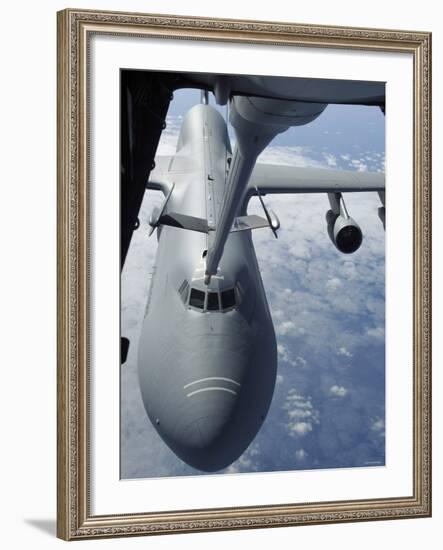 KC-10 Extender Refuels a C-5 Galaxy, July 23, 2007-Stocktrek Images-Framed Photographic Print