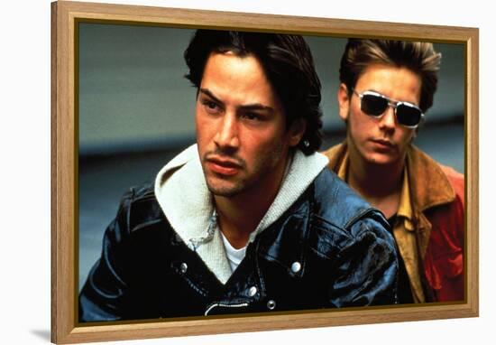 KEANU REEVES; RIVER PHOENIX. "My Own Private Idaho" [1991], directed by GUS VAN SANT.-null-Framed Premier Image Canvas