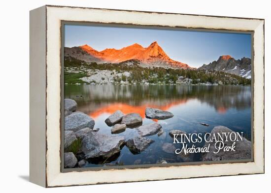 Kearsarge Lakes - Kings Canyon National Park, California-Lantern Press-Framed Stretched Canvas