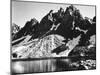 "Kearsarge Pinnacles," Partially Snow-Covered Rocky Formations Along the Edge of the River-Ansel Adams-Mounted Premium Photographic Print