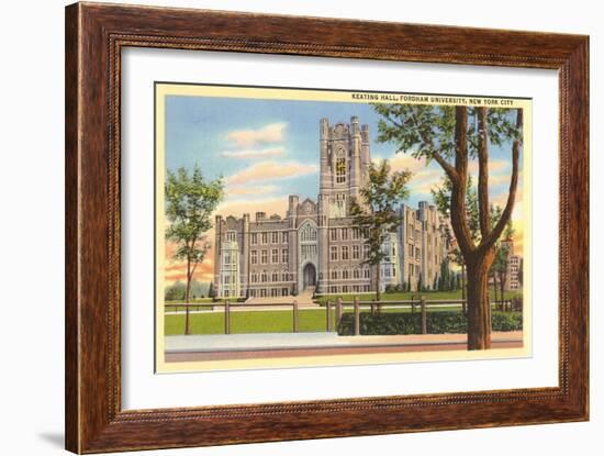 Keating Hall, Fordham University, New York City-null-Framed Art Print