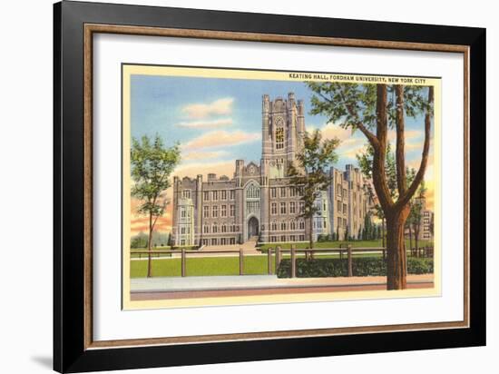 Keating Hall, Fordham University, New York City-null-Framed Art Print