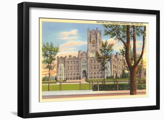 Keating Hall, Fordham University, New York City-null-Framed Art Print