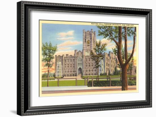 Keating Hall, Fordham University, New York City-null-Framed Art Print