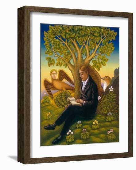 Keats (1795-1821) and the Nightingale, 2002-Frances Broomfield-Framed Giclee Print