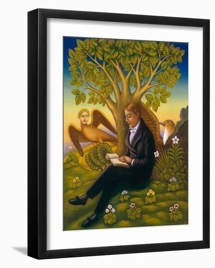 Keats (1795-1821) and the Nightingale, 2002-Frances Broomfield-Framed Giclee Print