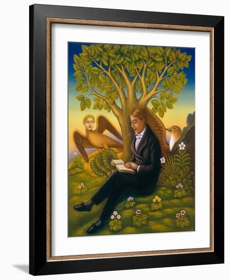 Keats (1795-1821) and the Nightingale, 2002-Frances Broomfield-Framed Giclee Print