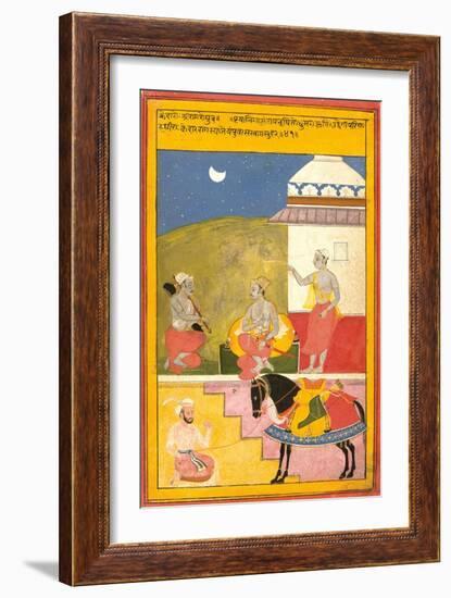 Kedar Ragini of Sri, 1628-Shah ud Din-Framed Giclee Print