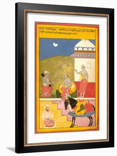 Kedar Ragini of Sri, 1628-Shah ud Din-Framed Giclee Print