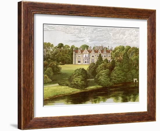 Keele Hall, Staffordshire, Home of the Sneyd Family, C1880-Benjamin Fawcett-Framed Giclee Print