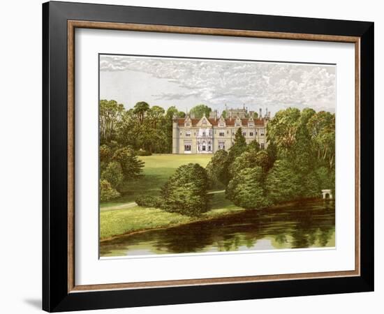 Keele Hall, Staffordshire, Home of the Sneyd Family, C1880-Benjamin Fawcett-Framed Giclee Print