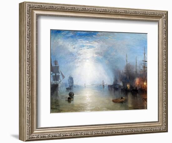 Keelmen Heaving in Coals-J. M. W. Turner-Framed Giclee Print