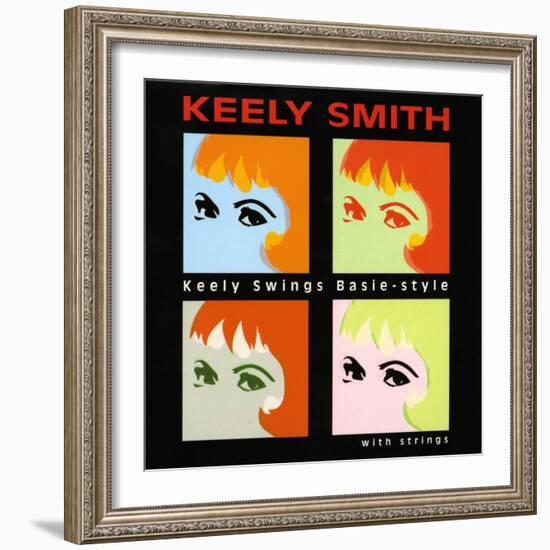 Keely Smith - Keely Swings Basie-style-null-Framed Art Print