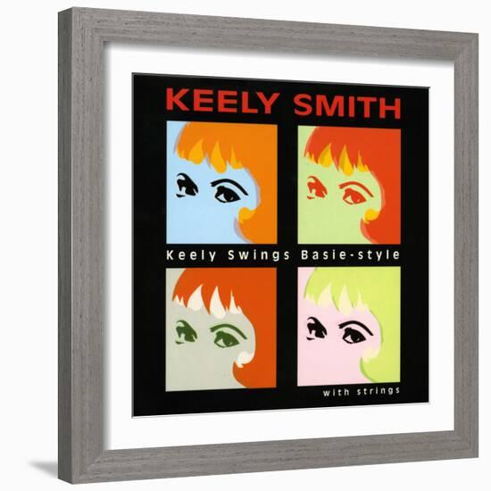 Keely Smith - Keely Swings Basie-style-null-Framed Art Print