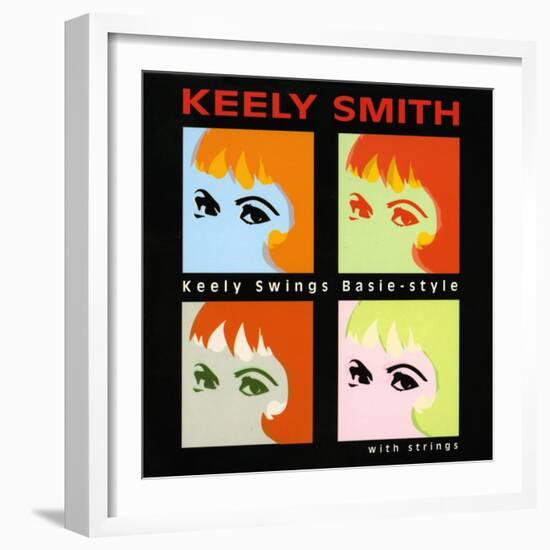 Keely Smith - Keely Swings Basie-style-null-Framed Art Print