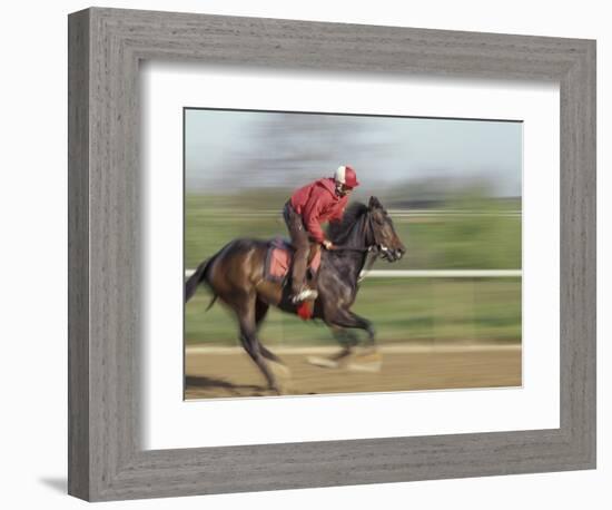 Keenland Horse Race Track, Lexington, Kentucky, USA-Michele Molinari-Framed Photographic Print