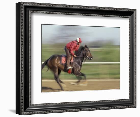 Keenland Horse Race Track, Lexington, Kentucky, USA-Michele Molinari-Framed Photographic Print