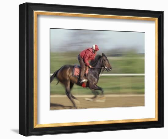 Keenland Horse Race Track, Lexington, Kentucky, USA-Michele Molinari-Framed Photographic Print