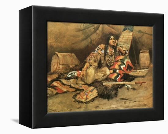 Keeoma-Charles Marion Russell-Framed Stretched Canvas