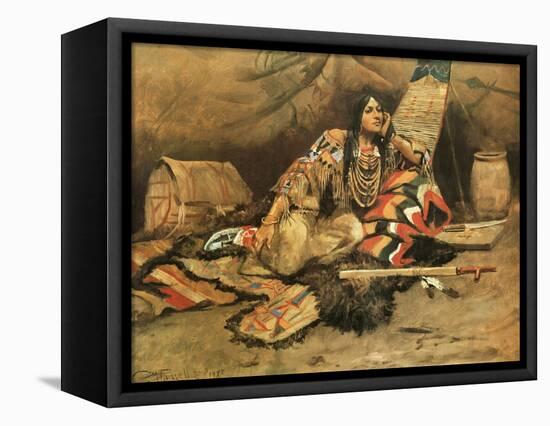 Keeoma-Charles Marion Russell-Framed Stretched Canvas