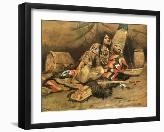 Keeoma-Charles Marion Russell-Framed Art Print