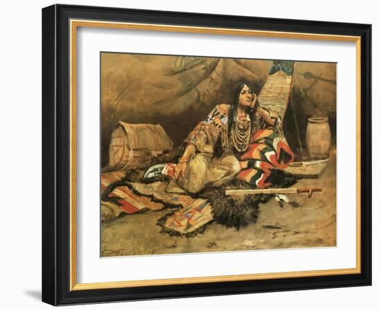 Keeoma-Charles Marion Russell-Framed Art Print