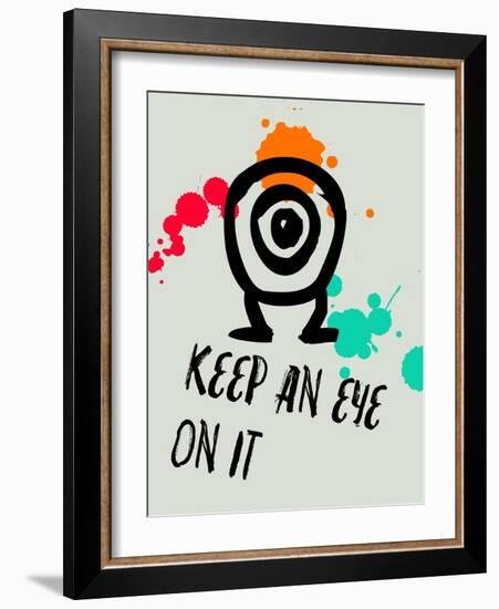 Keep an Eye on it 1-Lina Lu-Framed Art Print