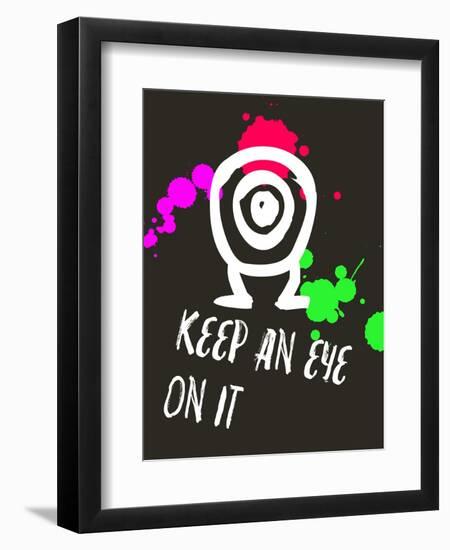 Keep an Eye on it 2-Lina Lu-Framed Art Print