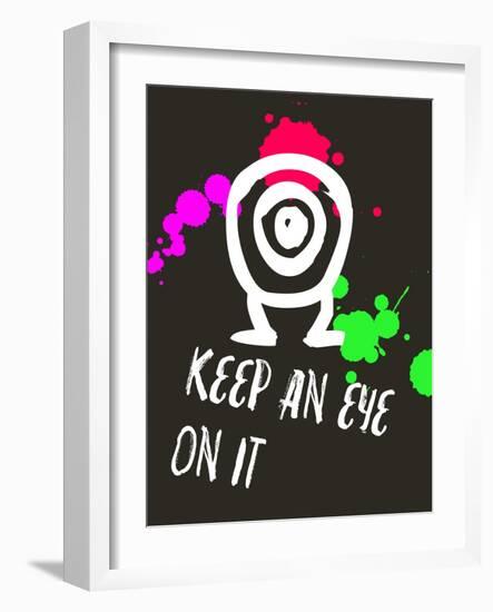 Keep an Eye on it 2-Lina Lu-Framed Art Print