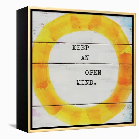 Keep an Open Mind-Mimi Marie-Framed Stretched Canvas