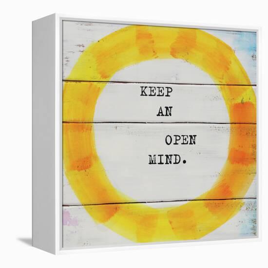 Keep an Open Mind-Mimi Marie-Framed Stretched Canvas