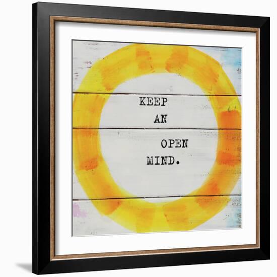 Keep an Open Mind-Mimi Marie-Framed Art Print