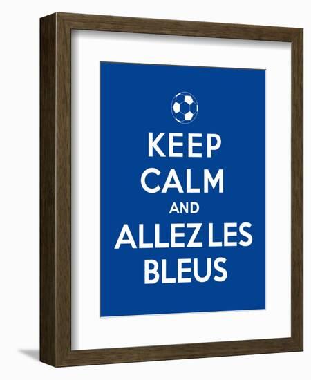 Keep Calm and Allez Les Bleus-Thomaspajot-Framed Premium Giclee Print