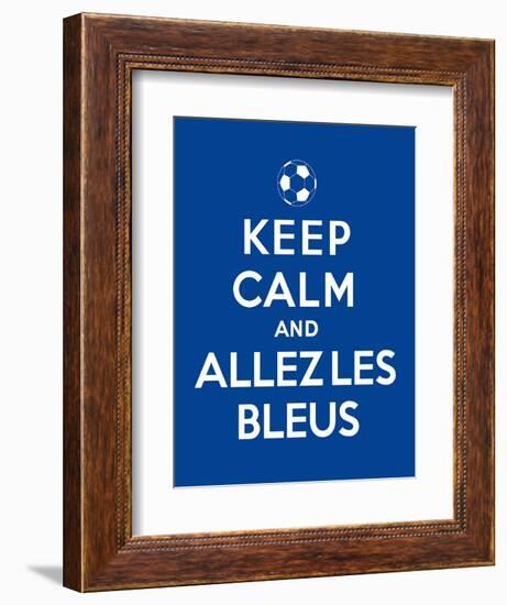 Keep Calm and Allez Les Bleus-Thomaspajot-Framed Premium Giclee Print