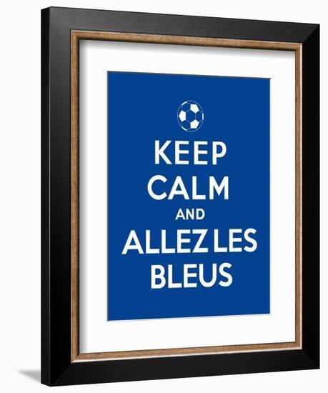 Keep Calm and Allez Les Bleus-Thomaspajot-Framed Premium Giclee Print