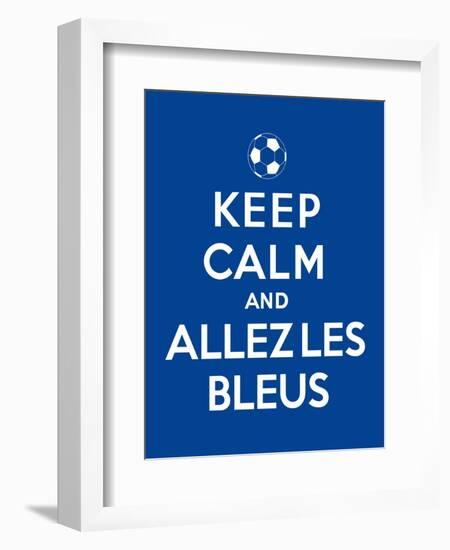 Keep Calm and Allez Les Bleus-Thomaspajot-Framed Premium Giclee Print