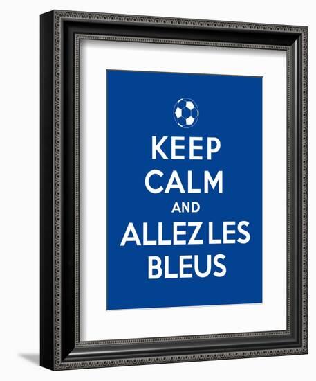 Keep Calm and Allez Les Bleus-Thomaspajot-Framed Premium Giclee Print